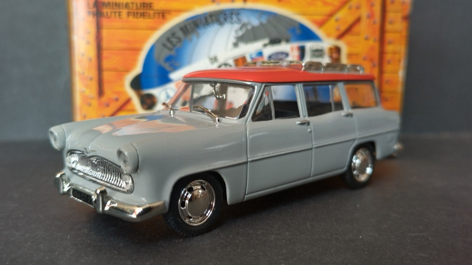 Simca Marly 1956 1:43 Norev Pol, Hobby en Vrije tijd, Modelauto's | 1:43, Verzenden, Auto, N, Norev
