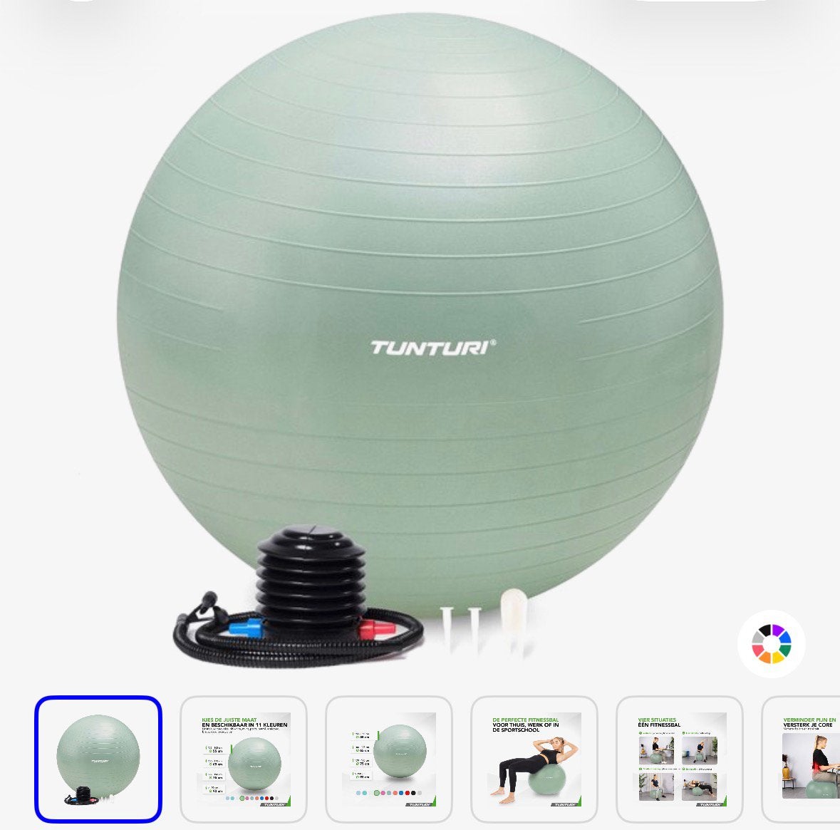 Gratis Tunturi Yoga-bal 55 cm, Ophalen, Gebruikt