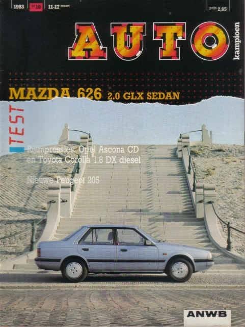Autokampioen 10 1983 : Mazda 626 2.0 GLX - Opel Ascona CD, Ophalen of Verzenden, Gelezen, Algemeen