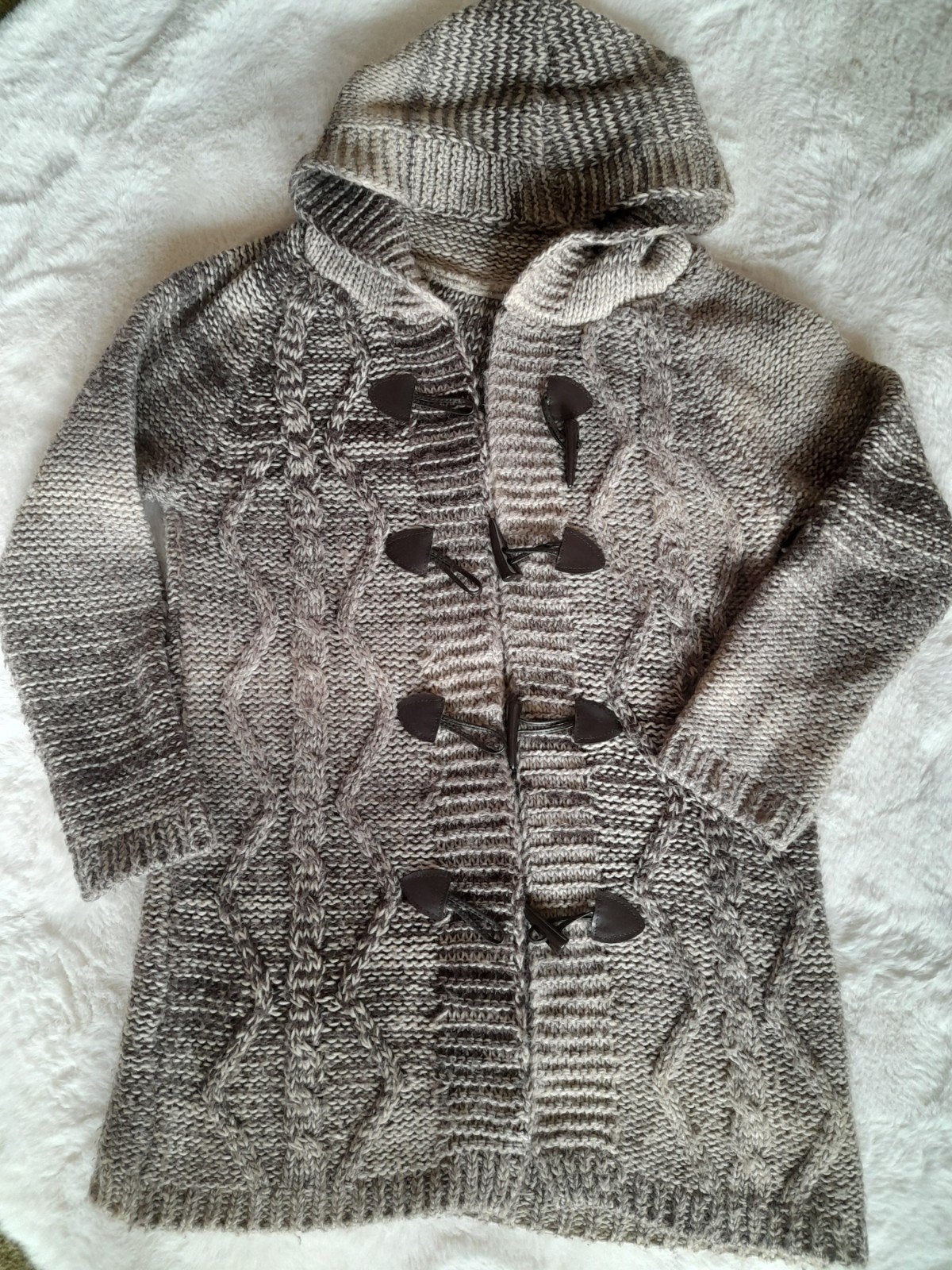 Warm Wollen Houtje Touwtje vest. Maat L, Ophalen of Verzenden, Zo goed als nieuw, Maat 38/40 (M)
