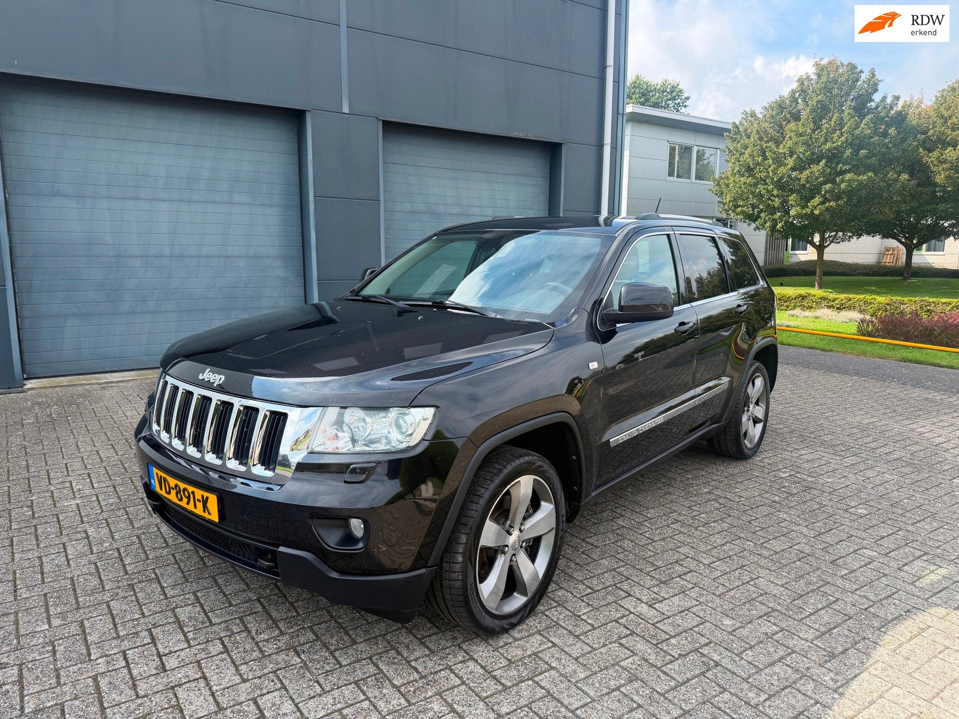 Jeep Grand Cherokee 3.0 CRD Limited automaat 2011 Nieuw Apk, Euro 5, Stof, Gebruikt, Zwart