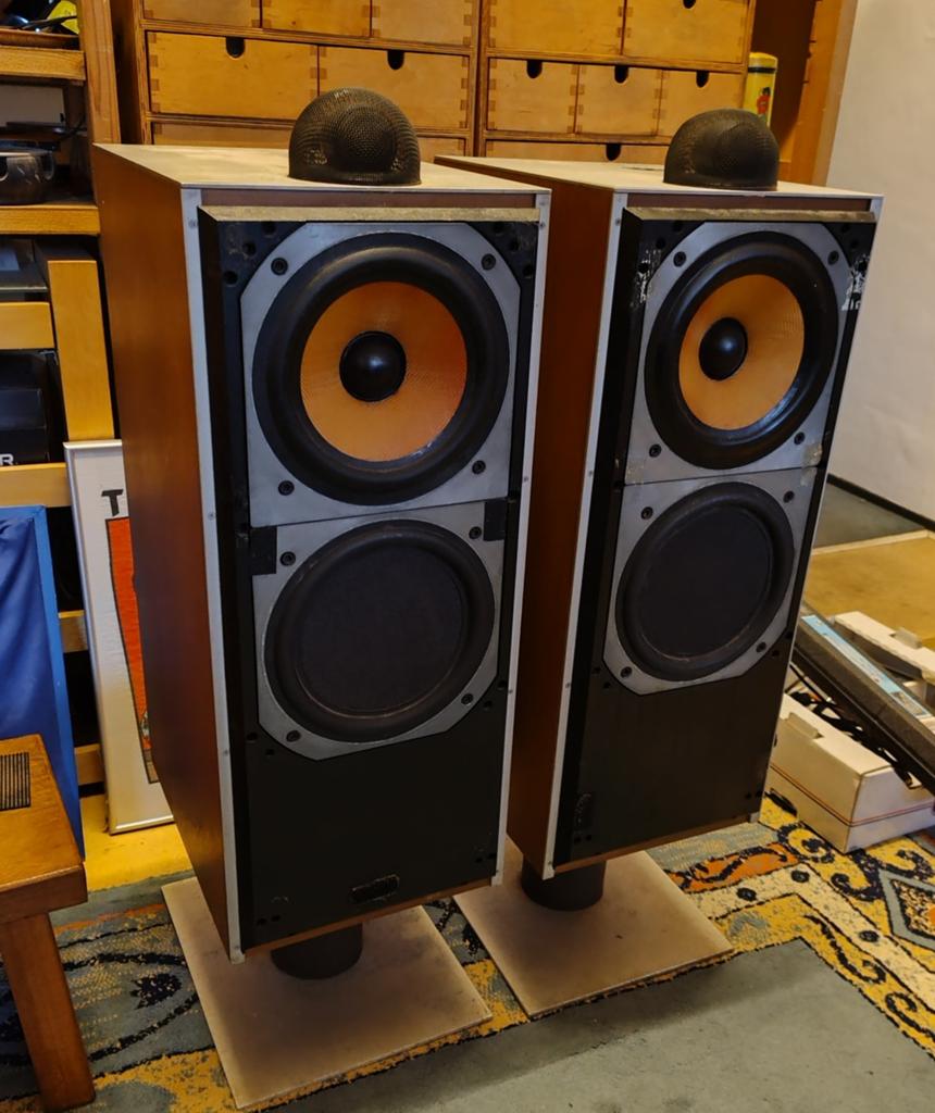 B&W DM7 set, Audio, Tv en Foto, Luidsprekers, Ophalen of Verzenden, Front, Rear of Stereo speakers, Overige merken