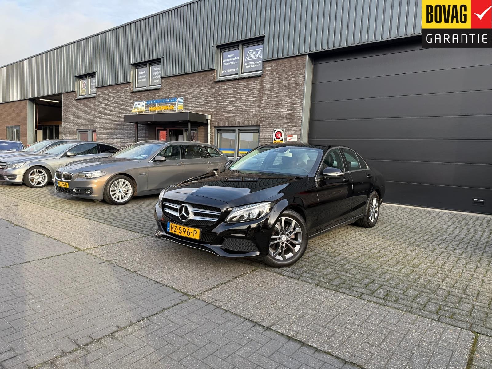 Mercedes-Benz C-klasse 180 Prestige | 2E EIGENAAR | 3/6/12MN, Auto's, Voorwielaandrijving, Gebruikt, Zwart, Bedrijf