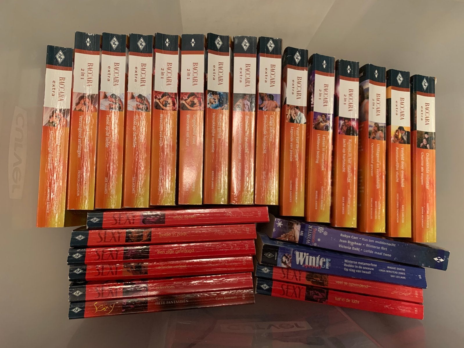 44 Harlequin verhalen ! Sexy, Baccara en winter special!, Boeken, Ophalen of Verzenden, Zo goed als nieuw, Nederland