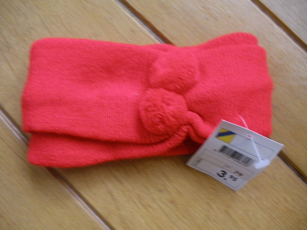Haarband oorwarmers rood - nieuw -, Ophalen of Verzenden, Nieuw, Maat 38/40 (M), Sjaal