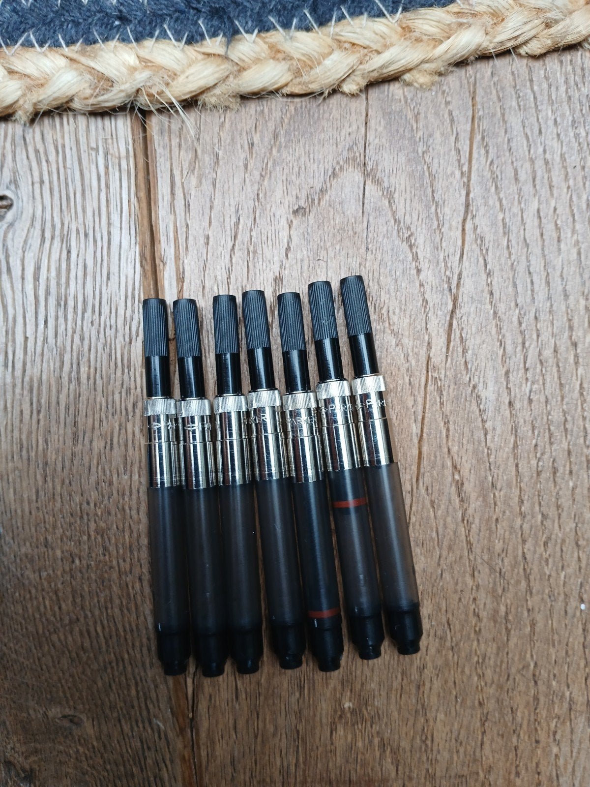 7 Parker vulpen-inktconverters, Ophalen of Verzenden, Nieuw, Overige typen, Parker
