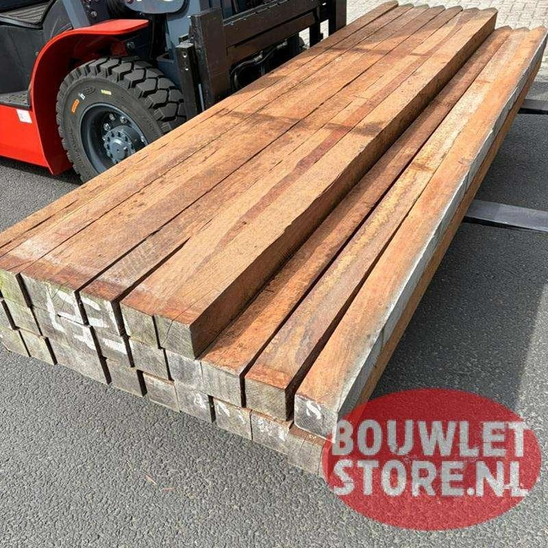 Hardhouten palen tuinpalen | 80 x 80 mm | tuinhout | 2750mmn, Palen, Nieuw, Ophalen of Verzenden, Hardhout