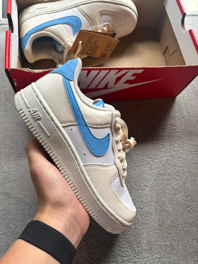 Nike air force 1 ‘07 low blue tint - maat 38 - nieuw, J, Blauw, Nieuw, Ophalen of Verzenden
