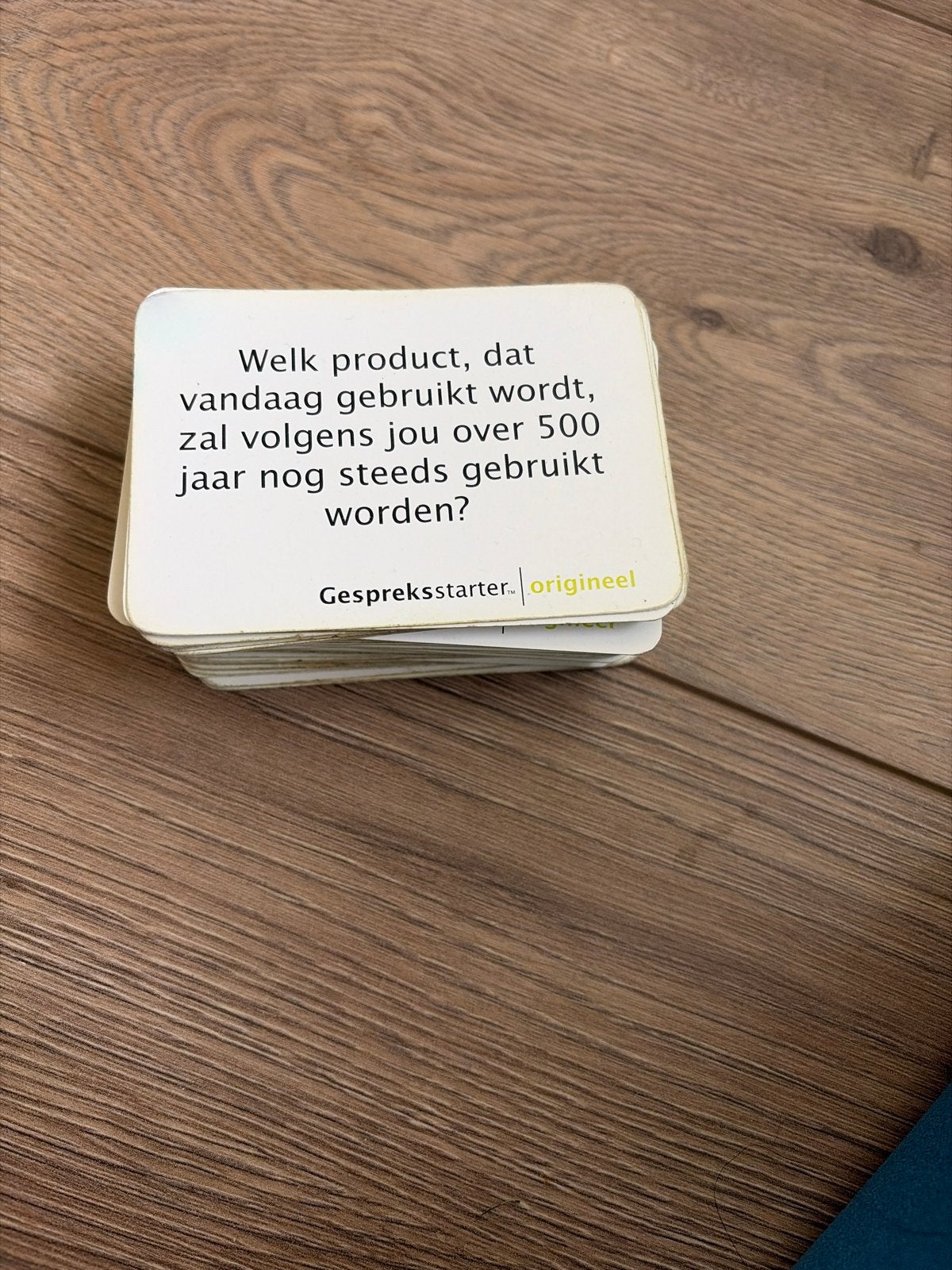 Gespreksstarter Origineel - Leuke vragen voor elk moment, Een of twee spelers, Ophalen of Verzenden, Gebruikt