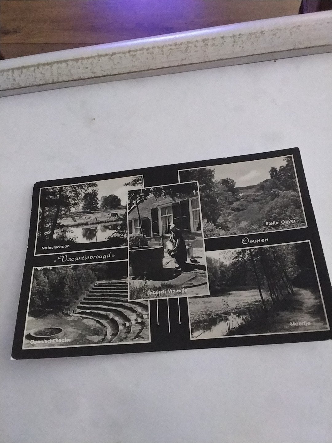 Oude ansichtkaart Ommen - Vacantievreugd, Ophalen of Verzenden, 1940 tot 1960, Overijssel