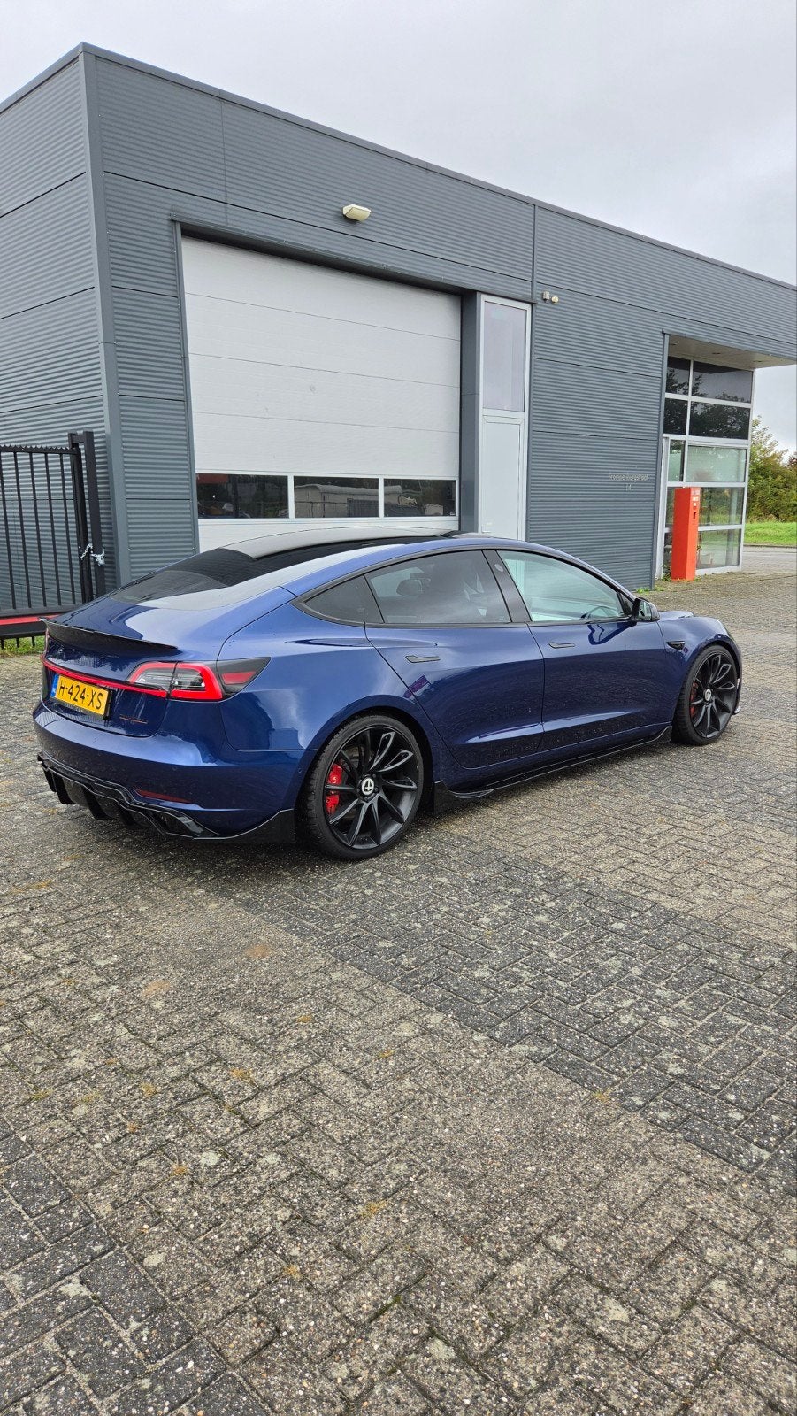 Tesla Model 3 LR AWD | performance Acceleration Boost | 21”|, Auto's, Automaat, 1831 kg, Blauw, Origineel Nederlands