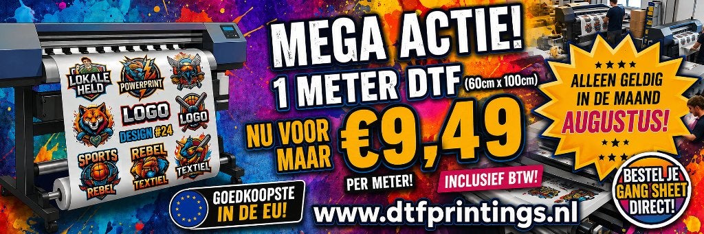 DTF PRINTS PER METER 9.49, Verzenden, Nieuw, Overige applicaties