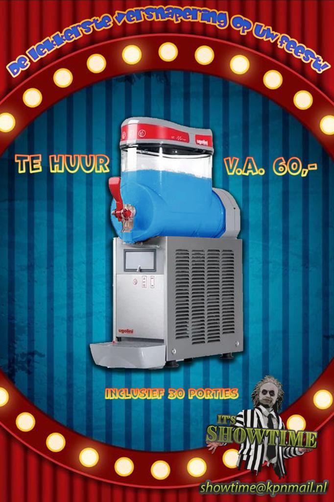 TE HUUR: Slush puppy machine (REGIO 0162), Ophalen of Verzenden, Overige