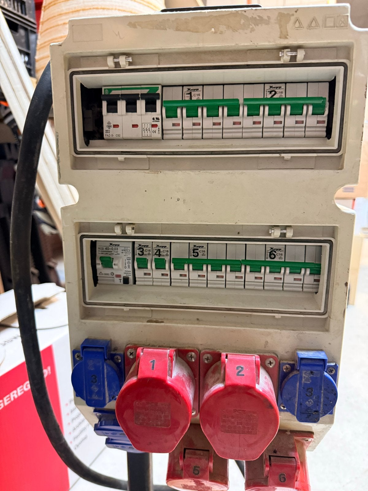 Evenementen/bouw stroom / krachtstroom en 230v, Ophalen of Verzenden, Gebruikt, Overige merken, Overige typen