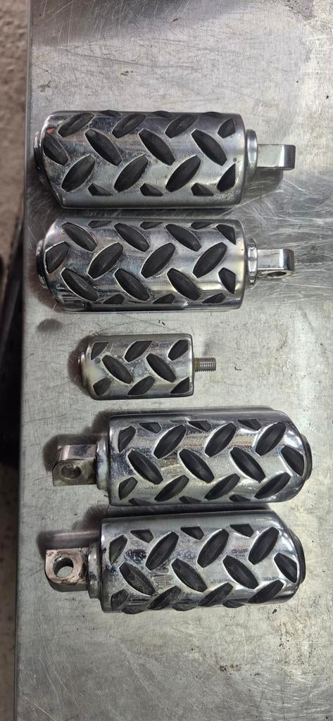 Harley Davidson Diamond plate voetsteunen, Motoren, Ophalen of Verzenden, Gebruikt
