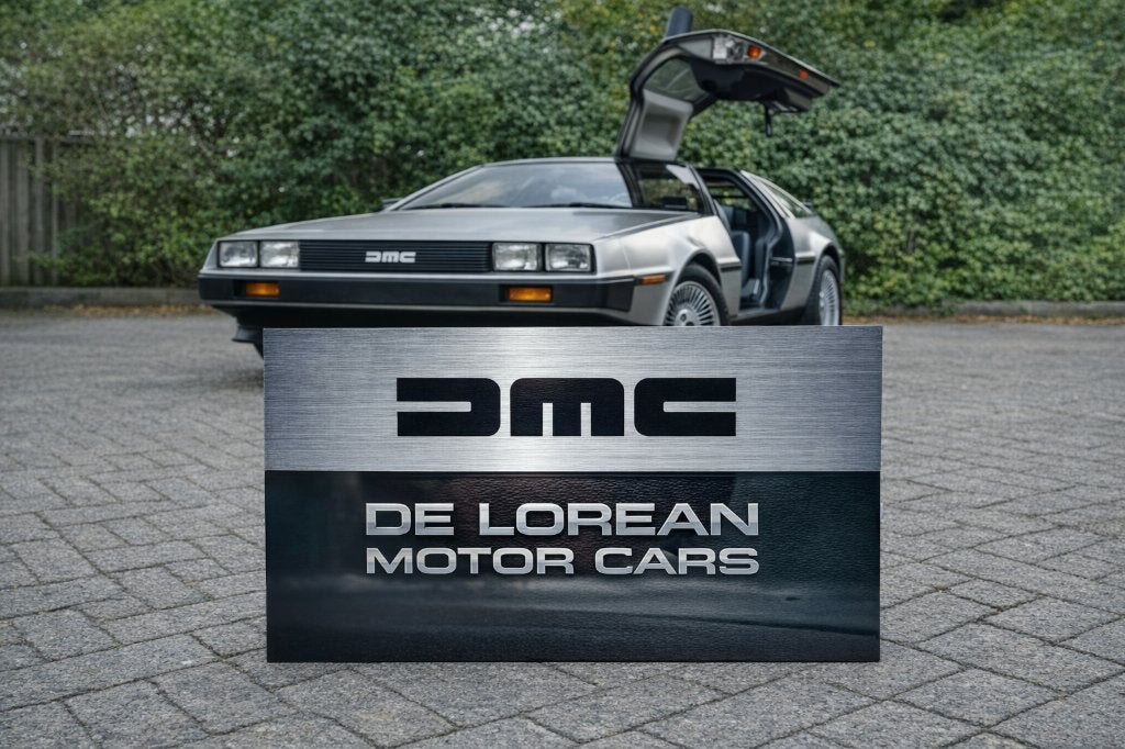 DeLorean motor cars bord | back to the future | 20x30cm, Verzenden, Nieuw, Reclamebord