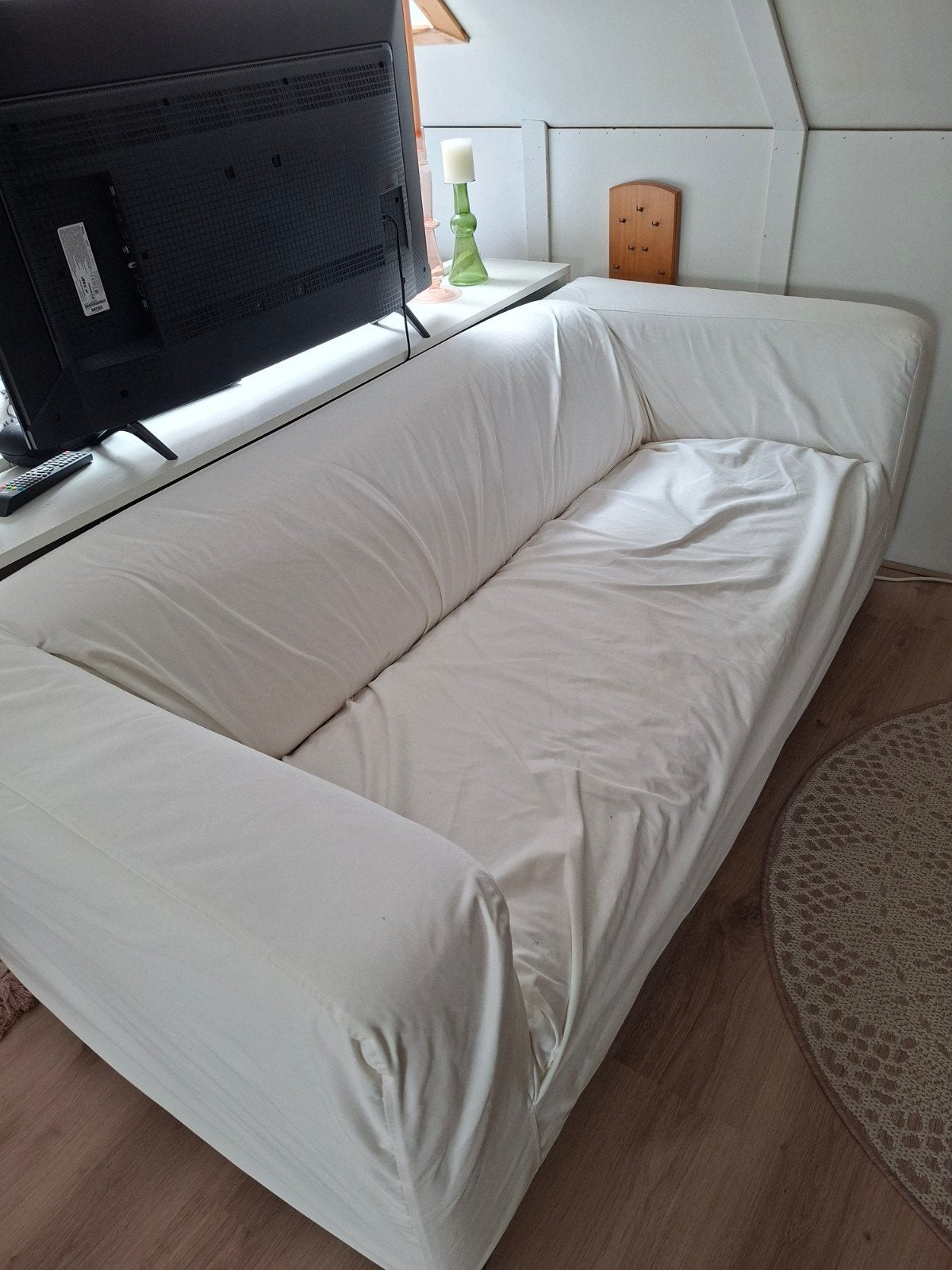 KLIPPAN 2-zitsbank met afneembare hoes, Ophalen, Gebruikt, 150 tot 200 cm, Tweepersoons