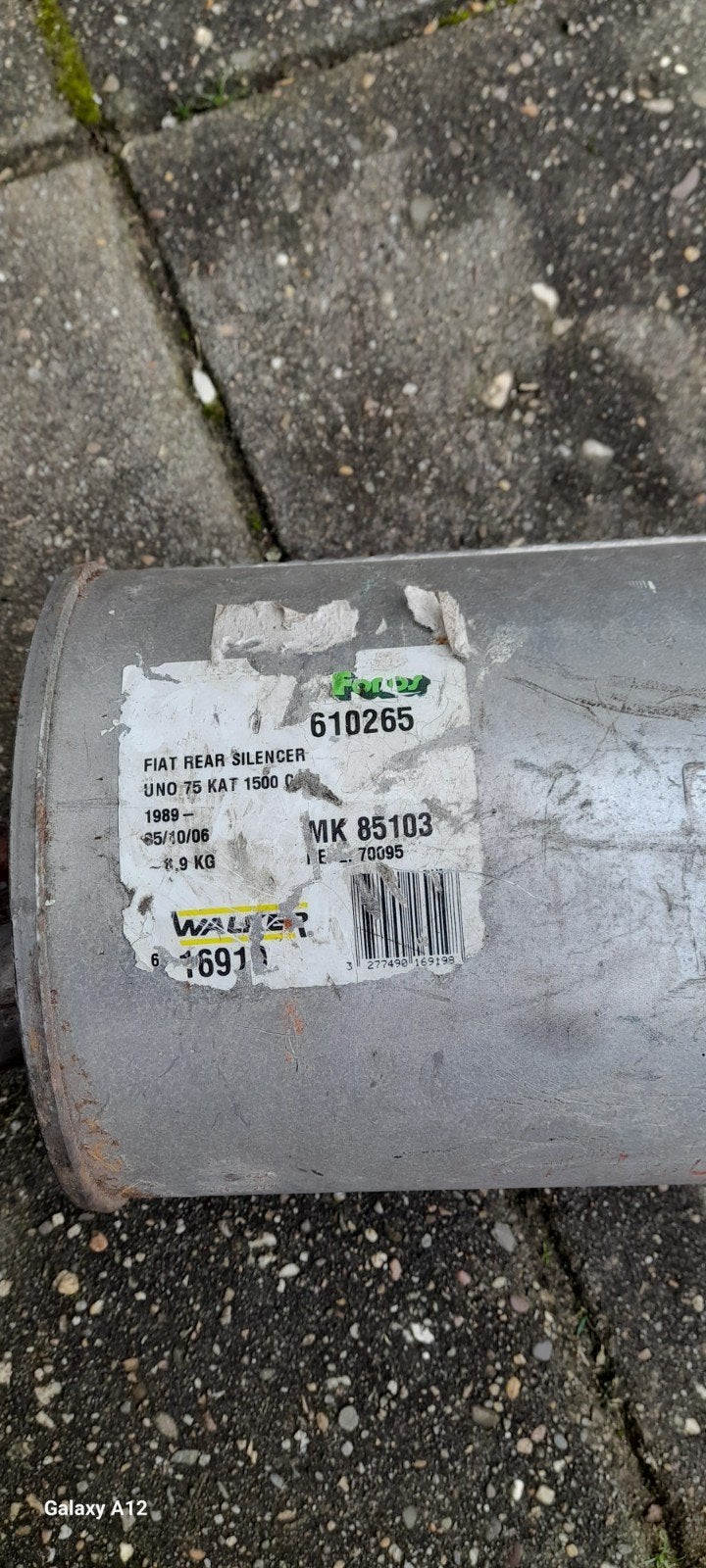 Fiat uno uitlaat., Auto-onderdelen, Ophalen, Nieuw, Fiat
