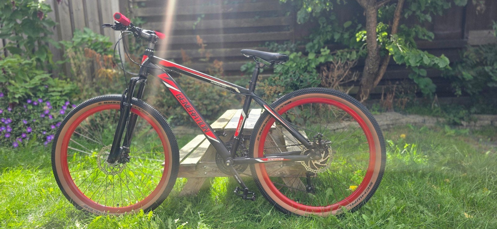 mooie generation mountainbike, Fietsen en Brommers, Hardtail, Zo goed als nieuw, Schijfrem, Ophalen
