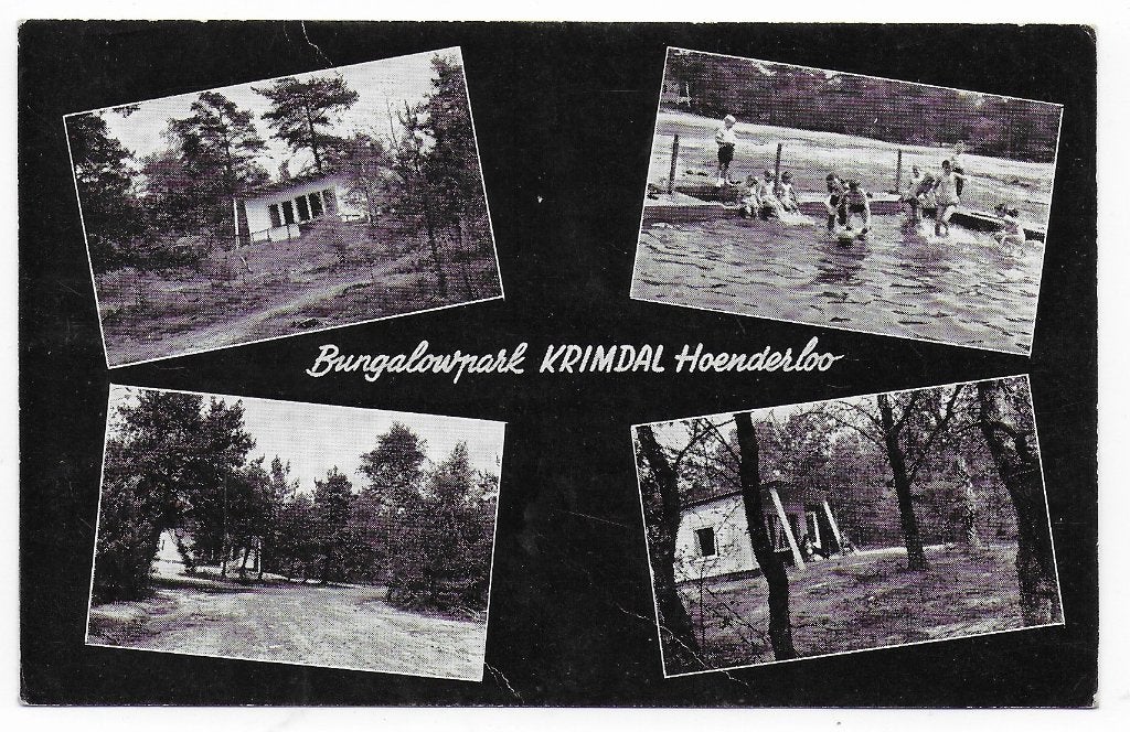 Hoenderloo Bungalow Krimdal Gelopen Ansichtkaart ( B7242 ), Ophalen of Verzenden, 1940 tot 1960, Gelopen