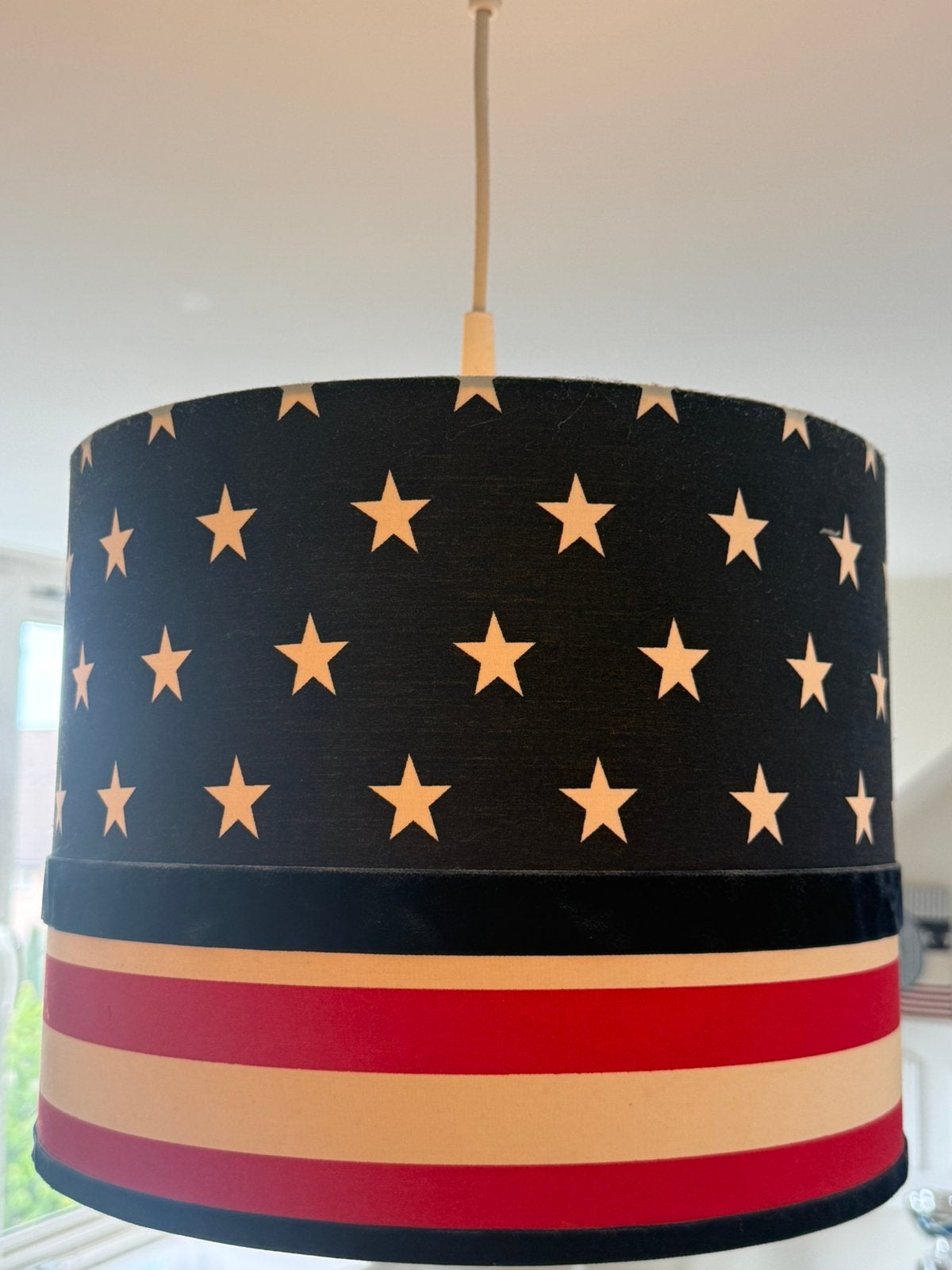Lampenkap Amerikaanse vlag, Ophalen of Verzenden, Zo goed als nieuw