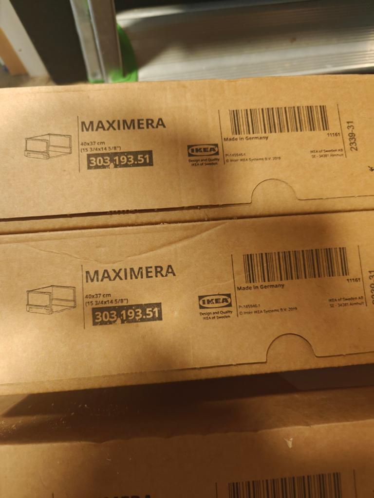 IKEA MAXIMERA Lades en METOD Kast, Huis en Inrichting, Kasten | Overige, Nieuw, Ophalen
