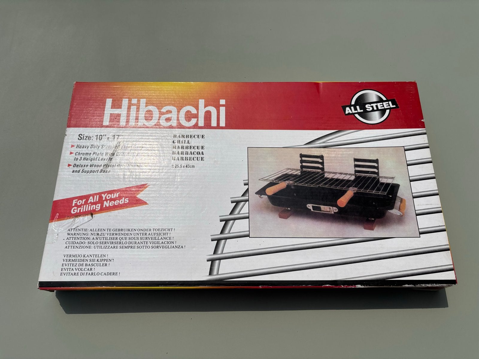 Hibachi Barbecue Grill - Nieuw in doos, Tuin en Terras, Houtskoolbarbecues, Ophalen of Verzenden, Nieuw