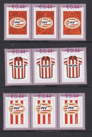 Persoonlijke postzegels 9 x PSV, Ophalen of Verzenden, Postfris