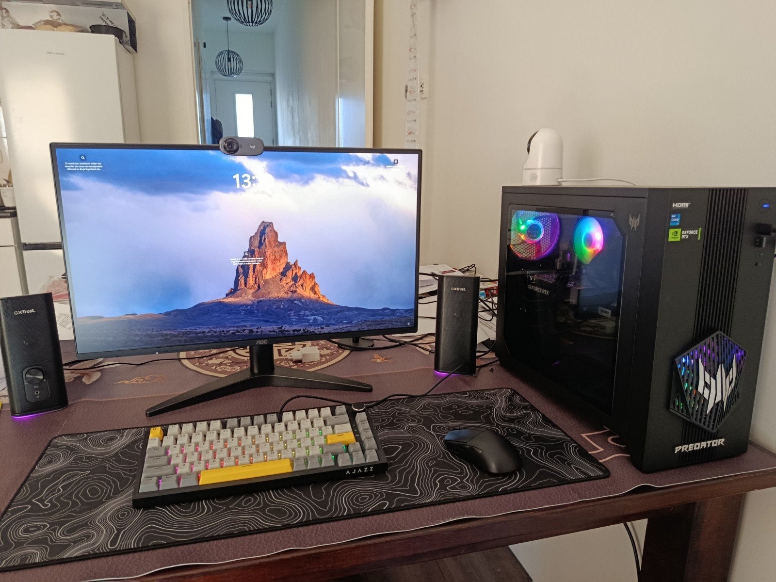 Acer Predator Orion 3000 i7 RTX 5060 Gaming PC + Monitor, Ophalen