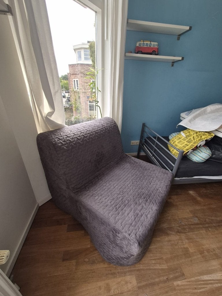 Ikea slaapfauteuil LYCKSELE LÖVÅS, Ophalen, Gebruikt, Eenpersoons, 190 cm of minder