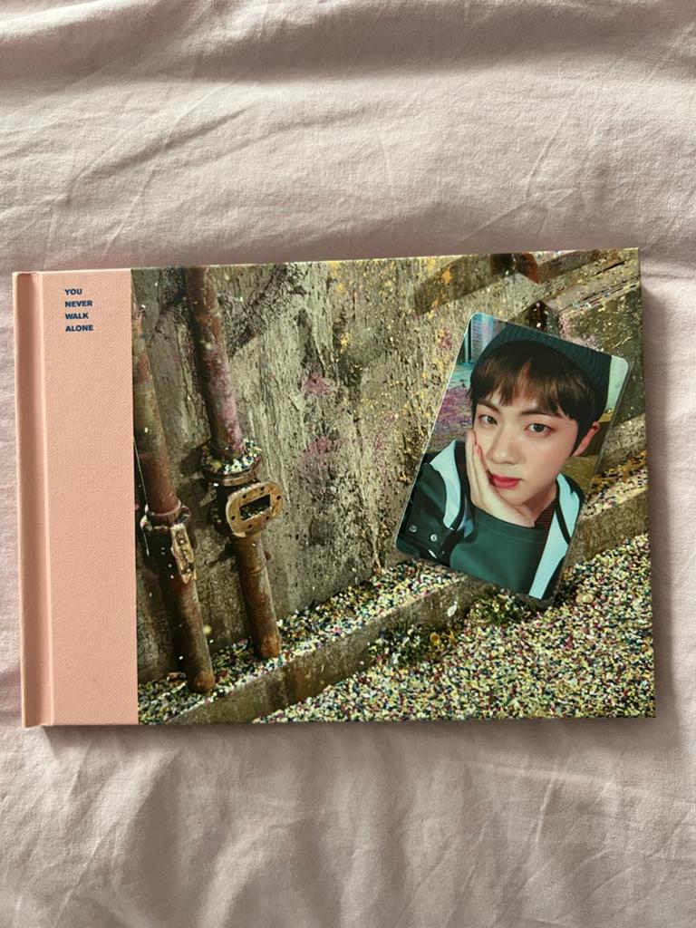 BTS You Never Walk Alone met Jin Photocard, Ophalen of Verzenden, Zo goed als nieuw