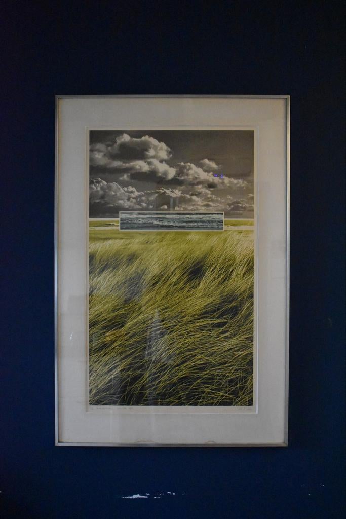 Zeefdruk 'Zeelandschap' van Piet Fioole, nr. 4/40, 1975, Antiek en Kunst, Ophalen