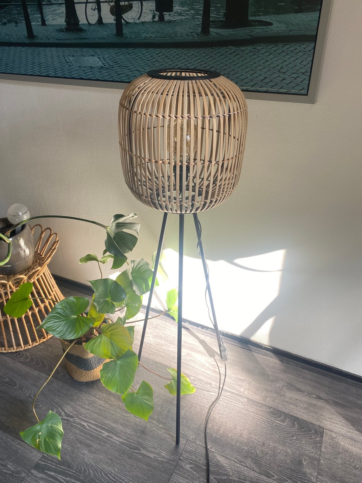 By boo lamp, Huis en Inrichting, Lampen | Vloerlampen, Ophalen, Zo goed als nieuw, Minder dan 100 cm