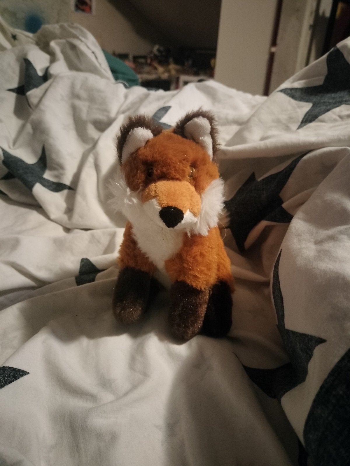 Kleine Vossen Knuffel - Zacht en Schattig, Oranje, Ophalen of Verzenden, Zo goed als nieuw, Klein (minder dan 20 cm)