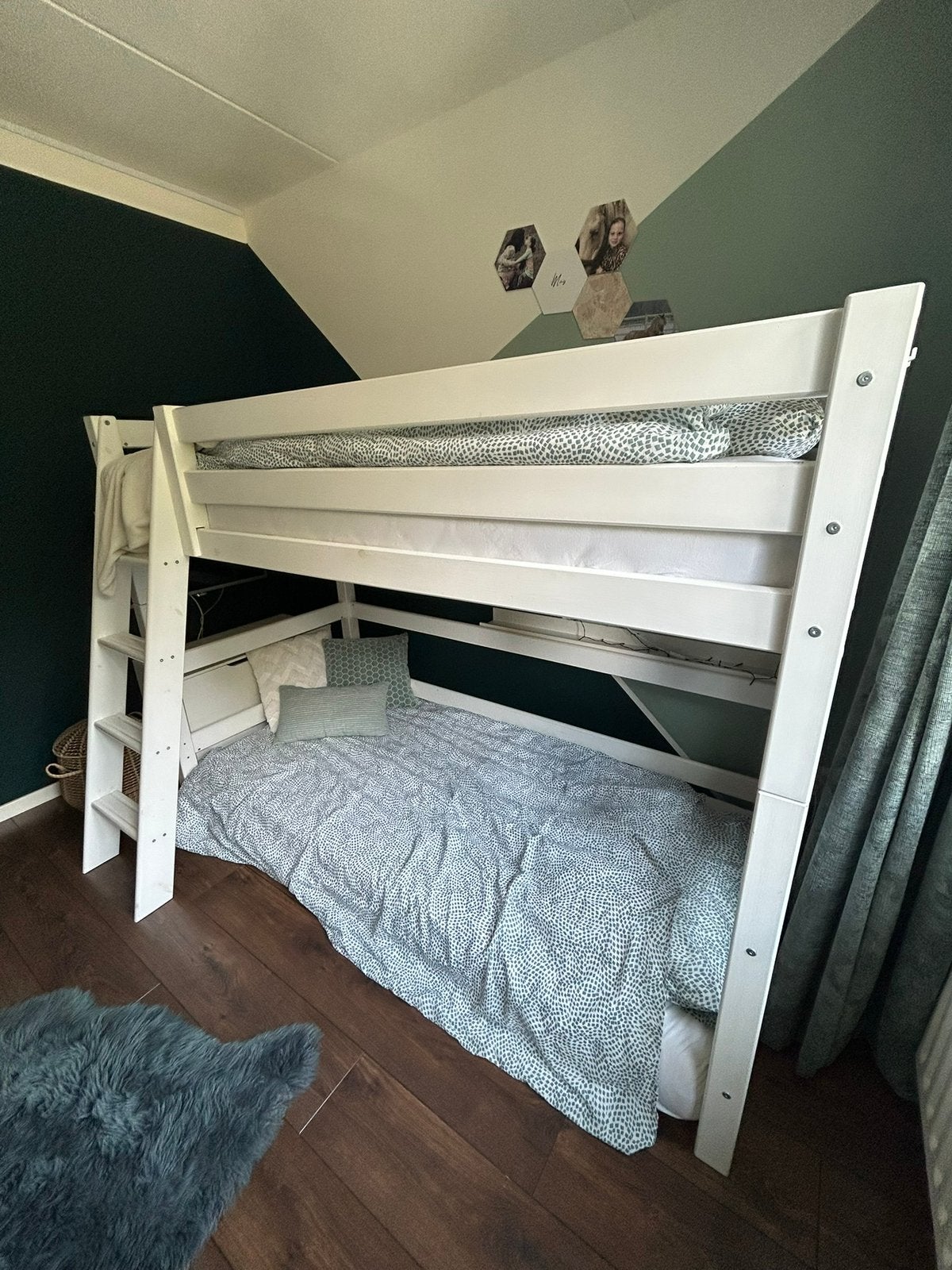 Hoppekids eco luxery hoogslaper, Ophalen, Gebruikt, Eenpersoons, 200 cm