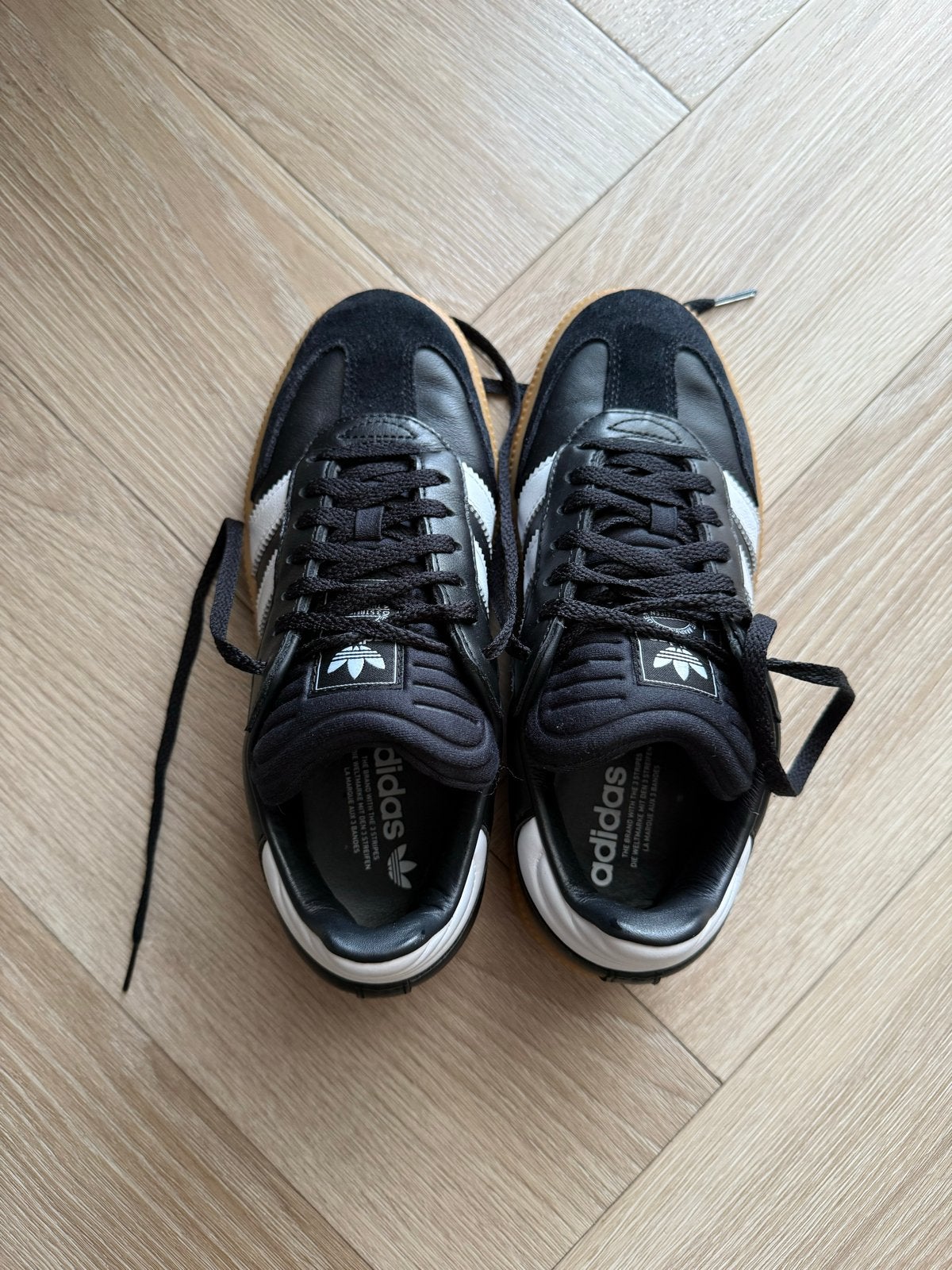 Adidas Original Samba OLG - Zwart/Wit - Maat 40 Unisex, Ophalen of Verzenden, Zo goed als nieuw, Zwart, Sneakers of Gympen