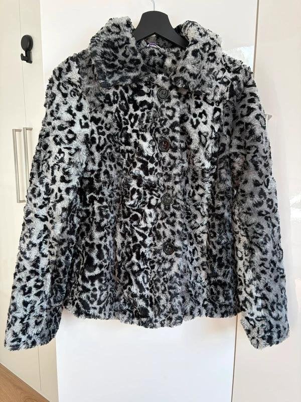Etam Fluffy Faux Fur Winterjas Dames S / 36, Kleding | Dames, Zwart, Ophalen of Verzenden, Zo goed als nieuw, Maat 36 (S)