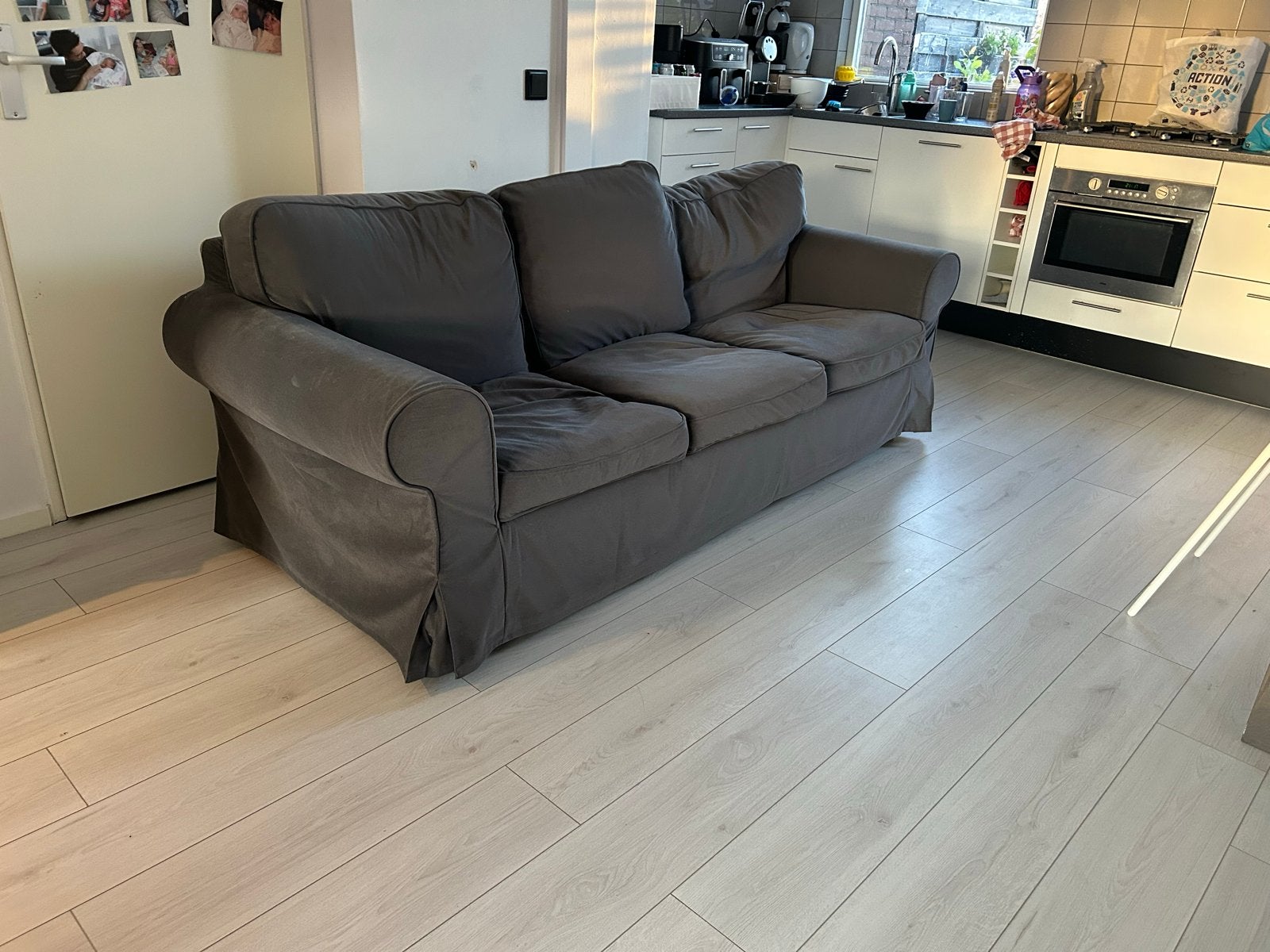 IKEA Ektorp bank - Comfortabele 3-zitsbank, Ophalen, Gebruikt, Driepersoons, 75 tot 100 cm