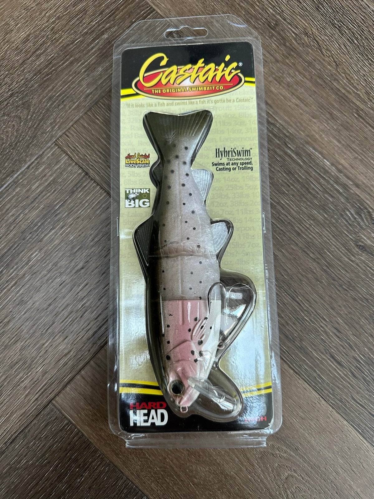Castaic HybriSwim 8" Hard Head Forel Kunstaas, Ophalen of Verzenden, Nieuw, Kunstaas