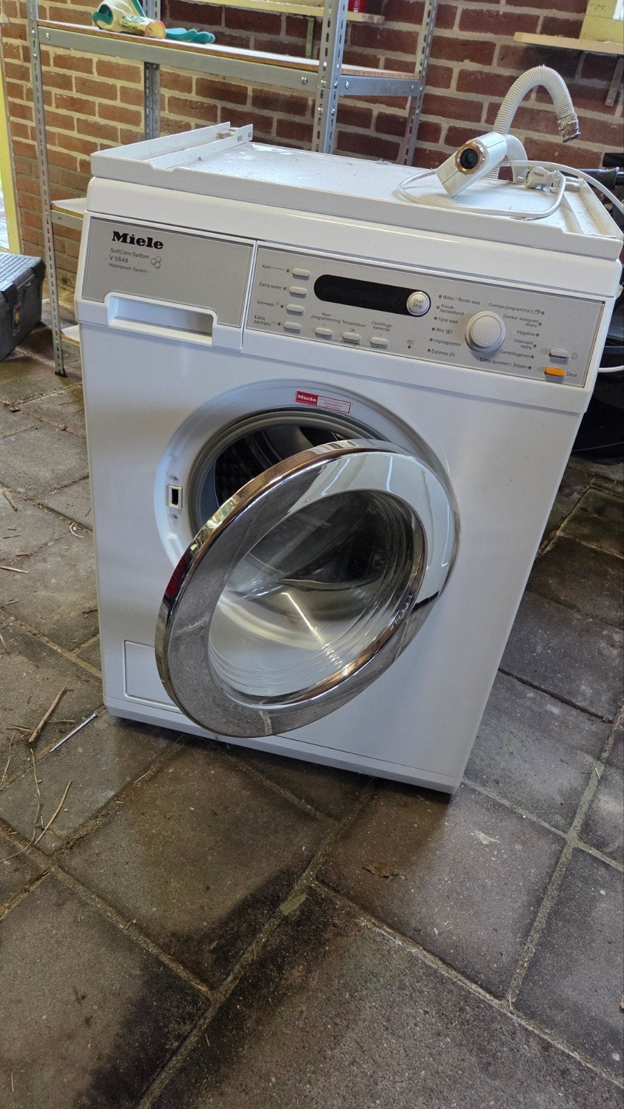 wasmachine miele, Ophalen, Gebruikt, 1200 tot 1600 toeren, 85 tot 90 cm