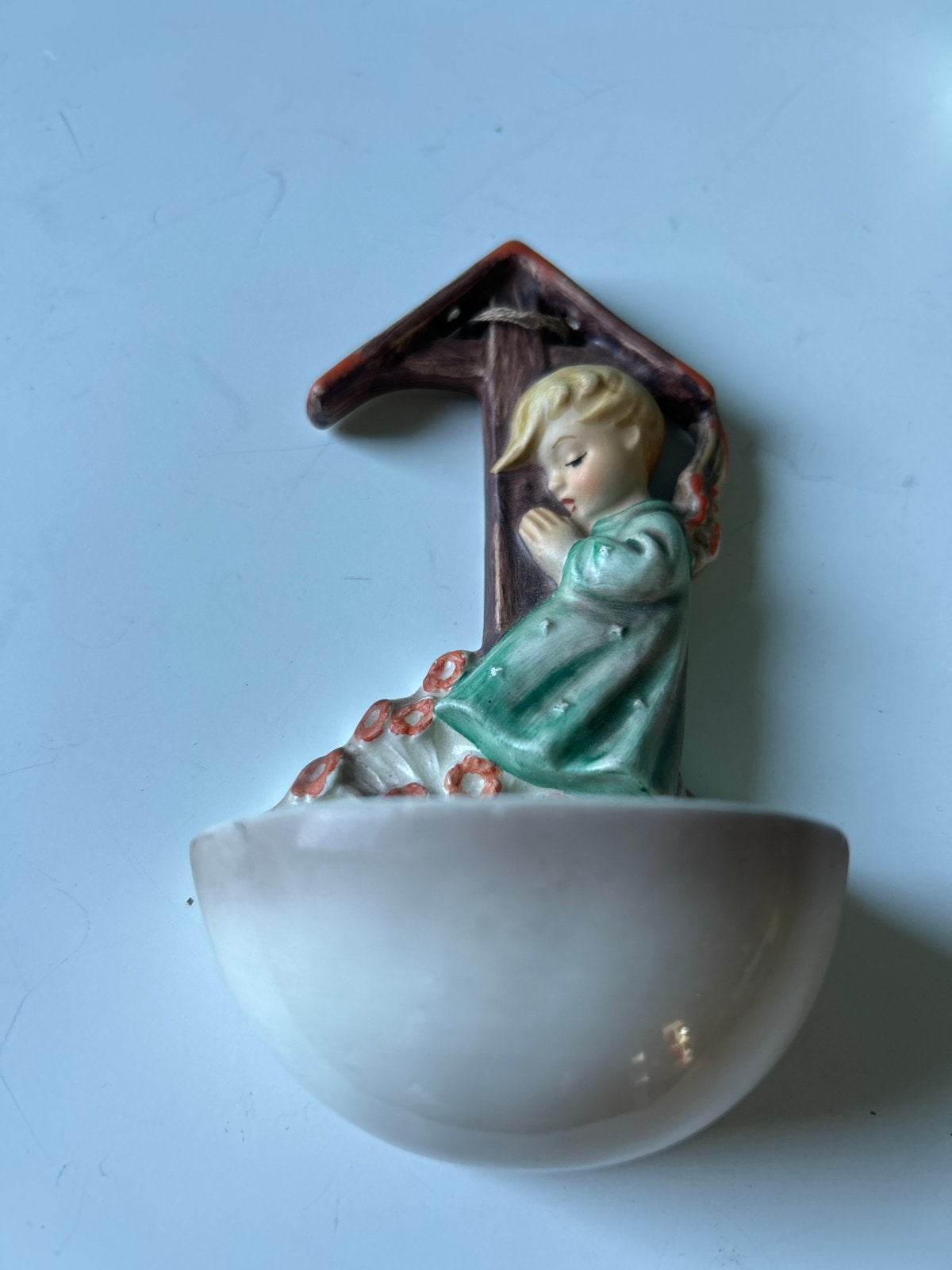 Vintage Goebel Hummel Gebedswaterbakje - W. Germany, Antiek en Kunst, Antiek | Religie, Ophalen of Verzenden