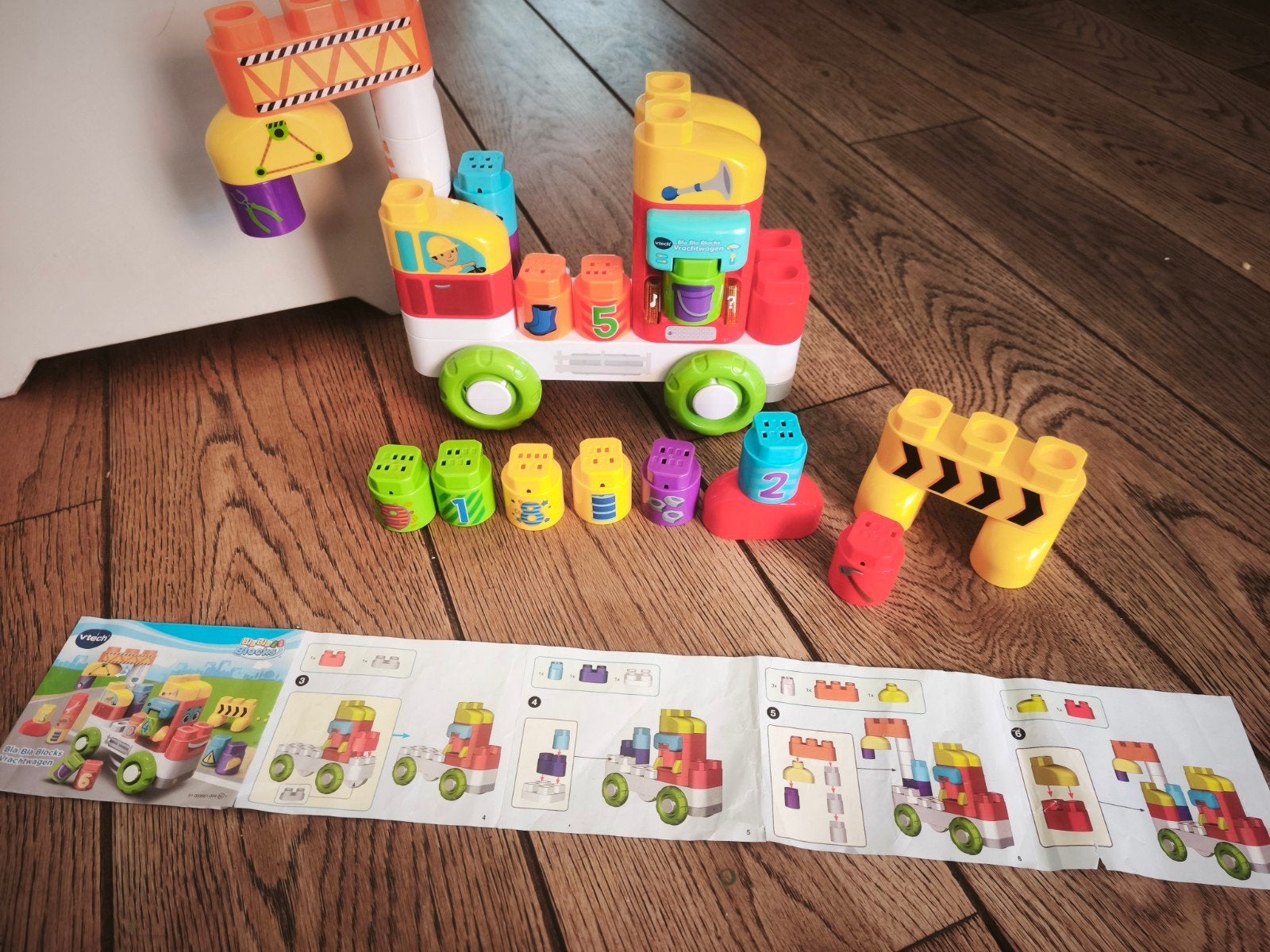 VTech Toet Toet Auto's Blokken Vrachtwagen, Ophalen, Zo goed als nieuw, Overige merken