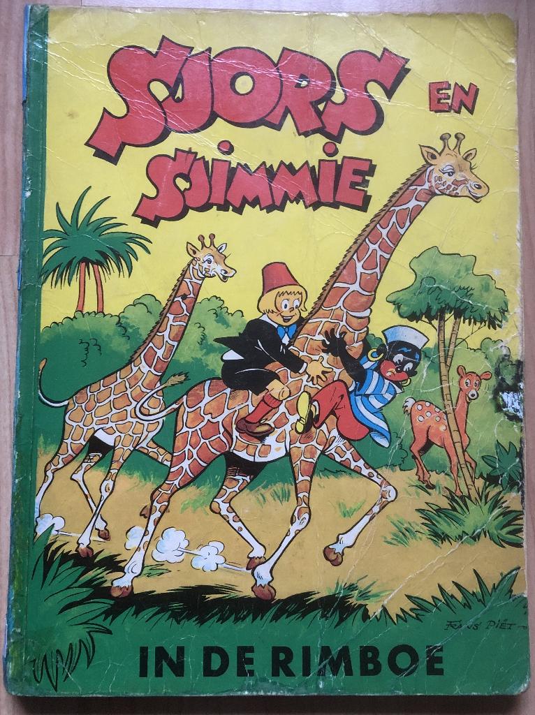 FRANS PIET - SJORS EN SJIMMIE - IN DE RIMBOE - 1961, Boeken, Stripboeken, Eén stripboek, Ophalen of Verzenden, Gelezen