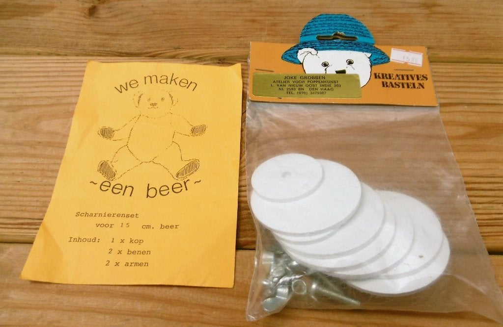 Scharnieren set voor beer - nieuw, Verzenden, Nieuw, Knutselmateriaal