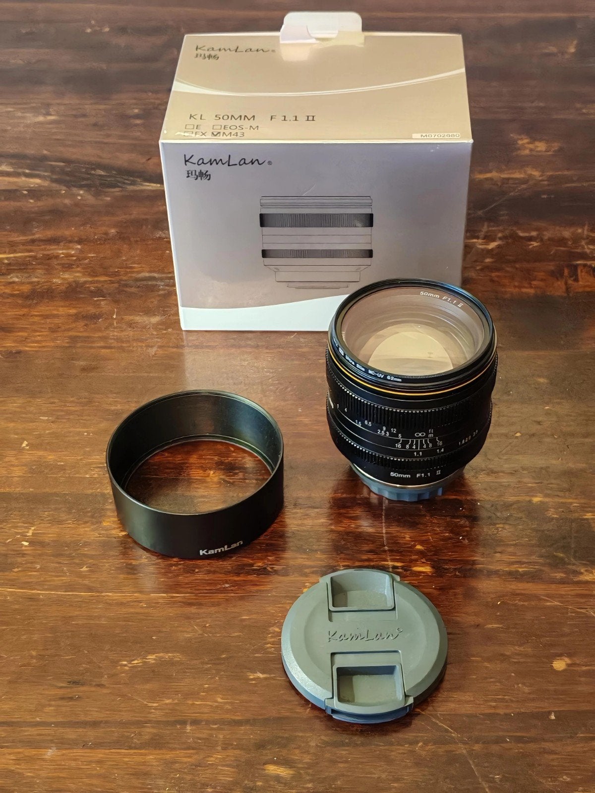 Kamlan 50mm F1.1 II M43 lens voor Olympus en Panasonic, Audio, Tv en Foto, Fotografie | Lenzen en Objectieven, Gebruikt, Telelens