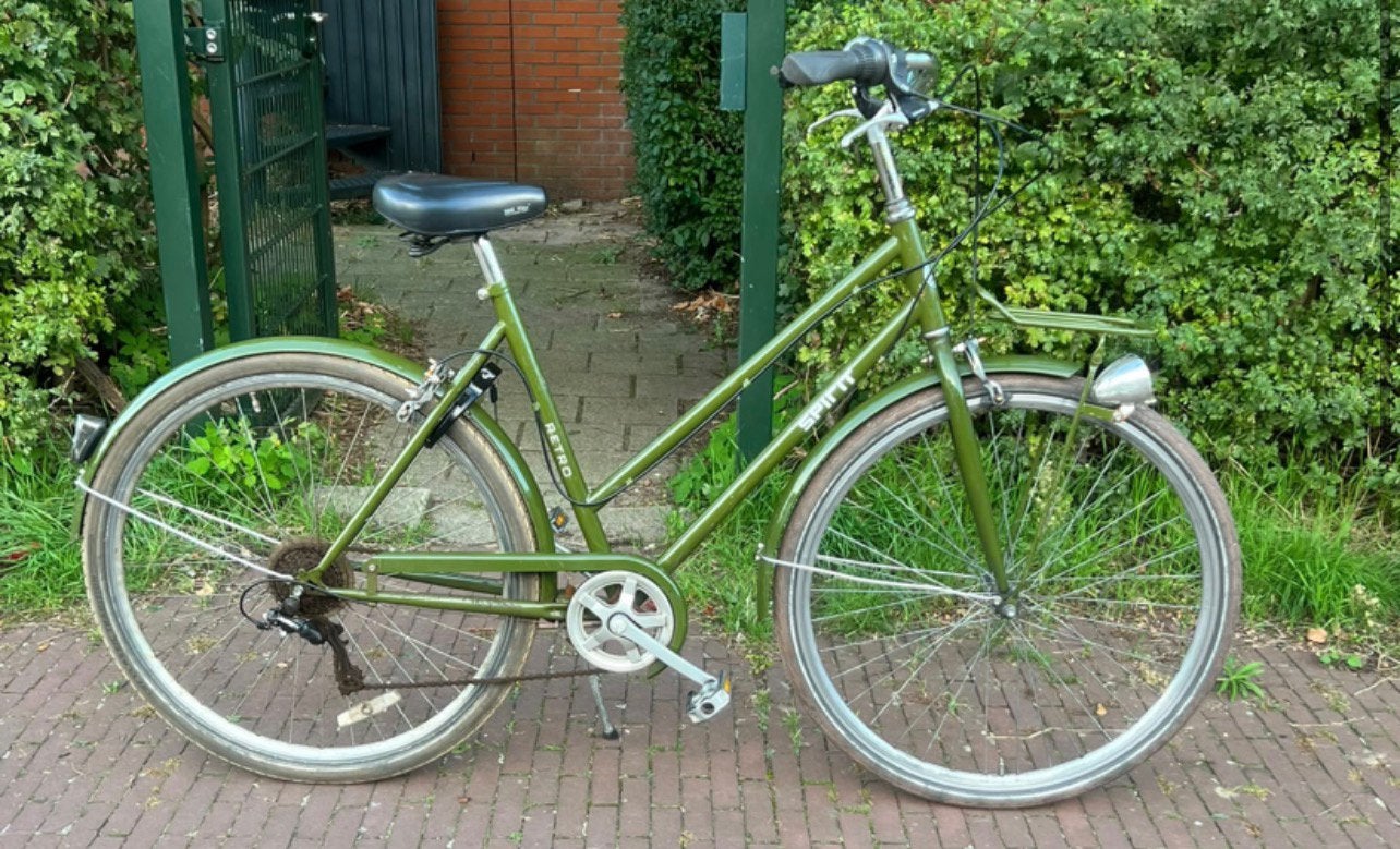 Omafiets Spiritt Retro 28 inch Framehoogte 54, Ophalen, 53 tot 56 cm, Velgrem, Versnellingen
