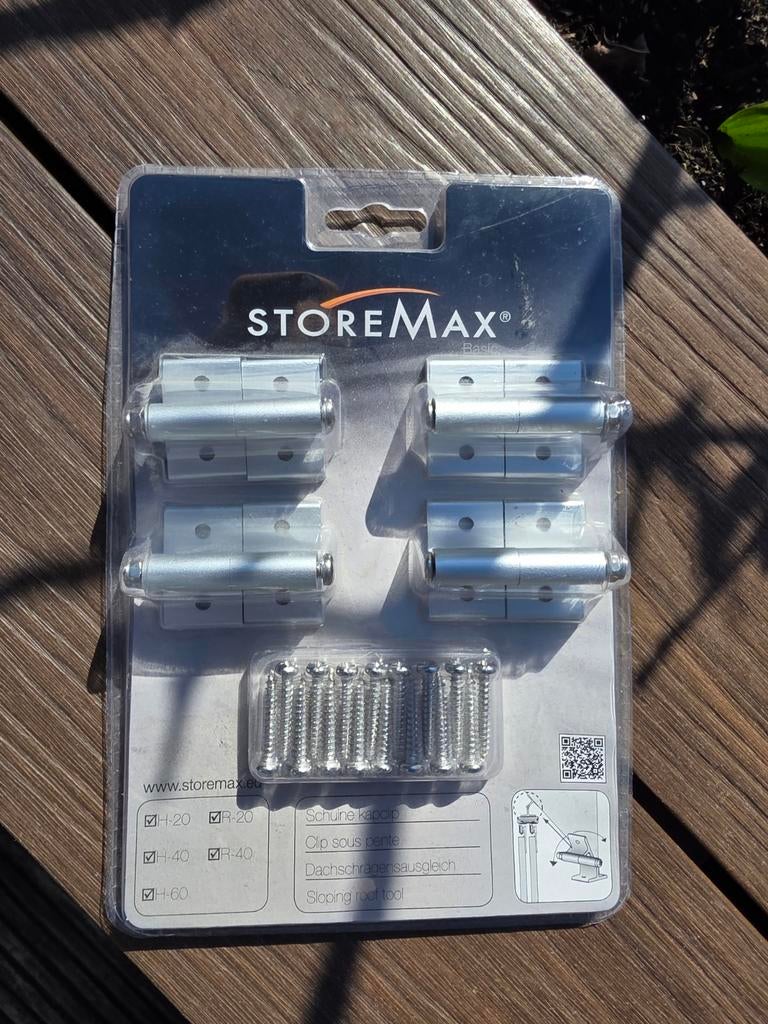 StoreMax Scharnieren Set - Nieuw in Verpakking, Doe-het-zelf en Verbouw, Hang- en Sluitwerk, Ophalen of Verzenden, Nieuw, Overige materialen