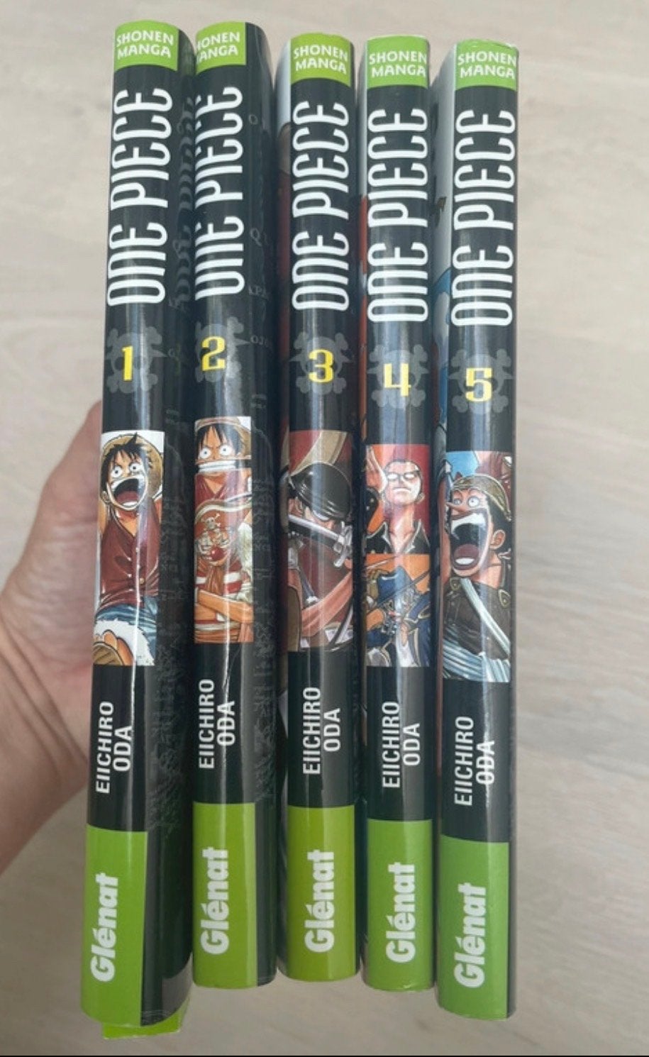 One Piece Manga Frans - Deel 1 t/m 5, Boeken, Ophalen of Verzenden, Gelezen