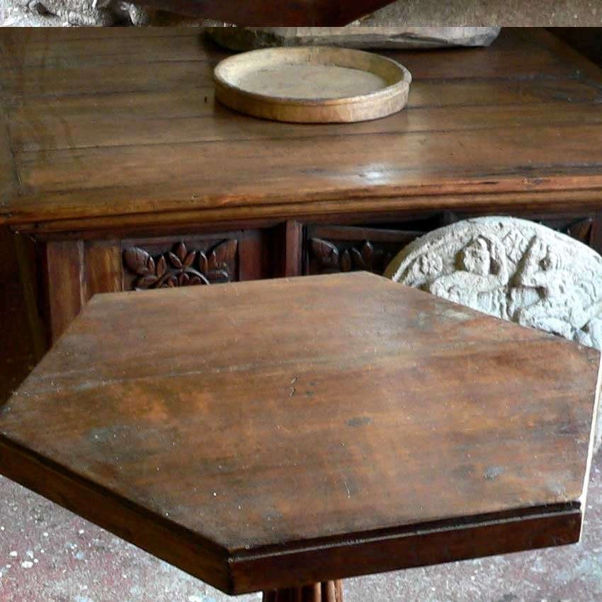 WIJNTAFEL Bijzettafel Salontafel tafel antiek Tafeltje WT4, Ophalen of Verzenden