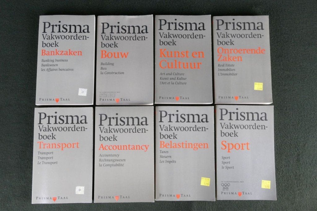 8x Prisma Vakwoordenboek (1994-1996), Ophalen of Verzenden, Gelezen, Prisma of Spectrum, Nederlands